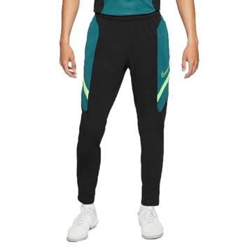 Spodnie męskie Nike Dri-FIT Academy czarno-zielone CT2491 015 S