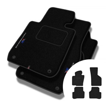 Velurové koberce Performance pro Volkswagen Passat B7 2010-2015