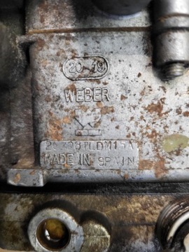 КАРБЮРАТОР WEBER FORD FIESTA 1.1 26/28TLDM15A OE EUROPA 89BFBA