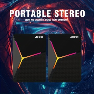 Динамические USB-стереодинамики для ПК: усиленные басы, легкая громкость, красочные цвета