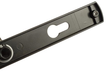 РУЧКА ДЛЯ ВОРОТ ДИАНА 90ММ ЧЕРНАЯ ВСТАВКА ЛИТАЯ ДОСКА ПОЛЬША