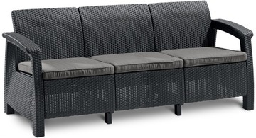 Sofa 3 osobowa Corfu Love Seat MAX Curver Keter