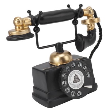 Duży Retro dekoracyjny Model telefonu żywica