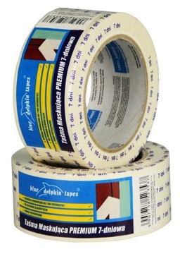 TAŚMA MASKUJĄCA MALARSKA BLUE DOLPHIN 7 DNI 38mm