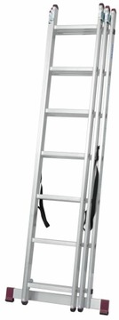 DRABINA ALUMINIOWA Krause Corda 3x7 [5,1m] 150kg!