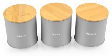 НАБОР КОНТЕЙНЕРА ДЛЯ ХЛЕБА ДЛЯ КОФЕ, ЧАЯ, САХАРА 5 В 1