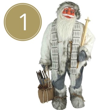 БОЛЬШАЯ ФИГУРКА САНТА РОЖДЕСТВЕНСКОЕ УКРАШЕНИЕ 100 см