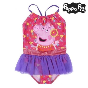 STRÓJ KOSTIUM KĄPIELOWY ŚWINKA PEPPA 6 LAT 116 CM