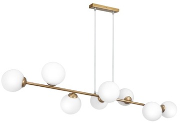 СОВРЕМЕННАЯ ПОТОЛОЧНАЯ ЛЮСТРА ПОДВЕСНОЙ СВЕТИЛЬНИК, ЗОЛОТО, БЕЛЫЕ СВЕТОДИОДНЫЕ ШАРИКИ