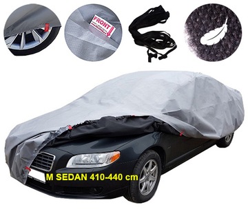 POKROWIEC NA SAMOCHÓD 5warstw r. M sedan 410-440cm EXCLUSIVE