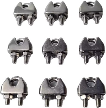 ЗАЖИМ ЛУЧНОЙ 4 ММ ДЛЯ СТАЛЬНОГО ТРОСОВОГО НАСОСА