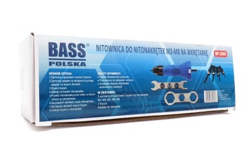 NITOWNICA DO NITONAKRĘTEK M3-M8 ADAPTER WIERTARKI