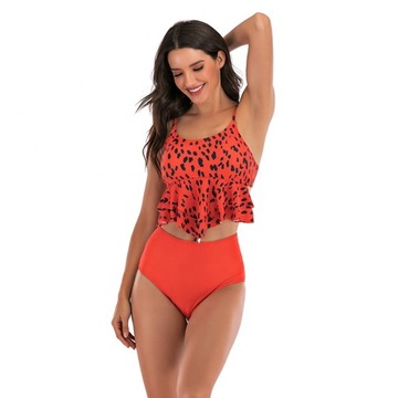 ИСПАНСКИЙ КУПАЛЬНИК БИКИНИ с высокой талией S