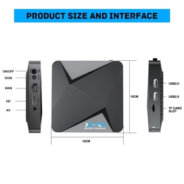 KINHANK Super Console X2 Pro Game Box Retro konsola 128 GB