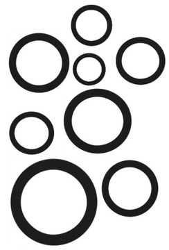 USZCZELKA GUMOWA 6/4 2 szt