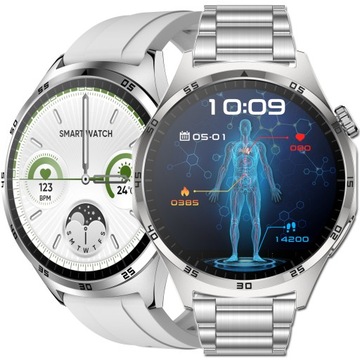 JG Smart zegarek męski JS300 Dla Seniora Kardiowatch Glikemia EKG j. POL