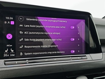 Volkswagen Golf VIII GTI 2.0 TSI 245KM 2021 Volkswagen Golf Panorama, Lane Assist, ACC, Lane Assist, LED, Keyless, Navi, zdjęcie 22