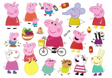 Tatuaże zmywalne dla dzieci ŚWINKA PEPPA CG172