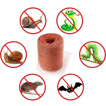 ЛОВУШКА ДЛЯ КРЫС С МЕДНОЙ СЕТКОЙ 6М, МЕДНАЯ ЛЕНТА ДЛЯ ПРОТИВ САХАРА