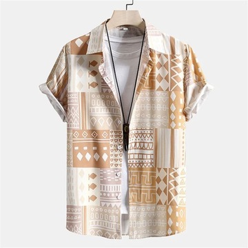 HAWAIIAN KOSZULA męskie koszule w stylu Casual w