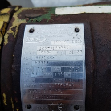 Топливный насос DURCO 160 м/ч 25,5 м