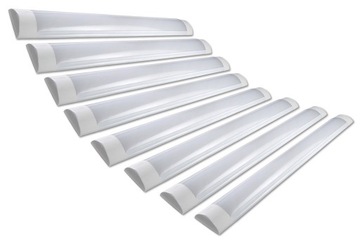 8 X LAMPA LED NATYNKOWA BIAŁA ZIMNA Panel Świetlówka MOCNA 60W