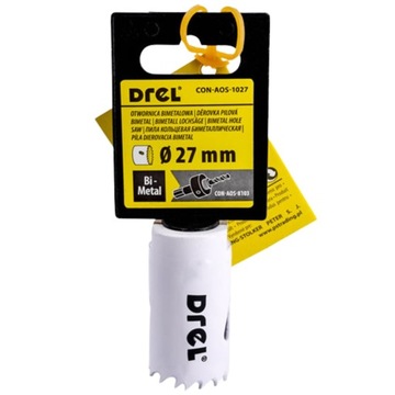 OTWORNICA KORONKA BIMETALOWA DO METALU DREWNA PLASTIKU 27 mm UNIWERSALNA