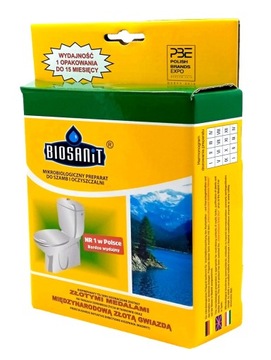 Biosanit,Bakterie do oczyszczalni,szamba na 2 lata