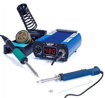 Stacja lutownicza HOTAIR WEP 948DB+II GROT T12 + Odsysacz