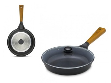 GERLACH NATUR PATELNIA 28CM + POKRYWKA UNIWERSALNA