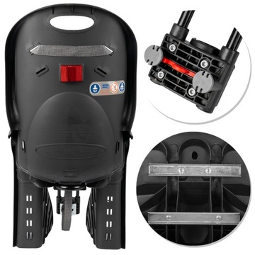 ВЕЛОСИПЕДНОЕ СИДЕНЬЕ ДО 22 КГ ДЛЯ ВЕЛОСИПЕДНОЙ РАМЫ БАГАЖНИК ВСТАВОЧНЫЕ РЕМНИ