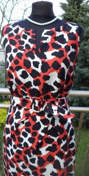 Платье-карандаш HOOBS с ПОЯСОМ - ШЕЛК шерсть