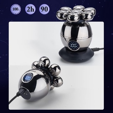 МУЖСКАЯ БРИТЬЯ, ГОЛОВА, ЛИЦО, БОРОДА, ЭЛЕКТРИЧЕСКАЯ, 7D ТРИМЕР