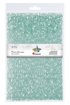 Тканина декоративна мереживна М'ятний 60x50 см Titanum
