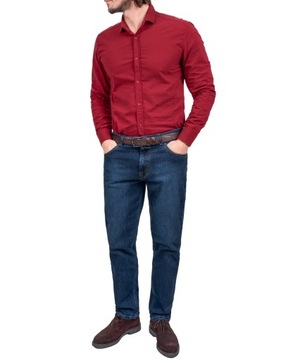 Jeans męskie spodnie klasyczne granatowe PL - 108 cm L:30