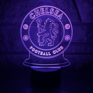 CHELSEA FC 3D LED ночник + Пульт дистанционного управления