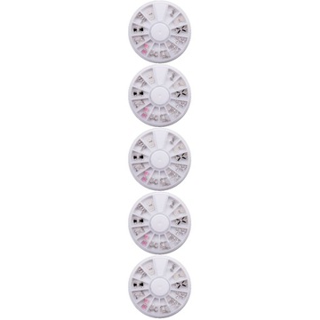 3D украшения для ногтей, наклейки из сплава в форме банта