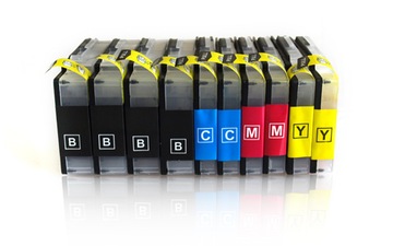 10x Tusze do BROTHER LC1240 LC1280 J5910DW J525W