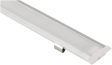 Встраиваемый анодированный светодиодный профиль SLIM + 2M LAMP