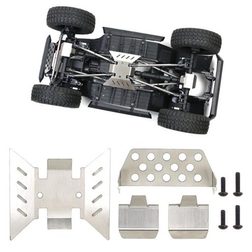Metalowa osłona podwozia samochodu RC Zestaw osłon osi dla osi Axial SCX10