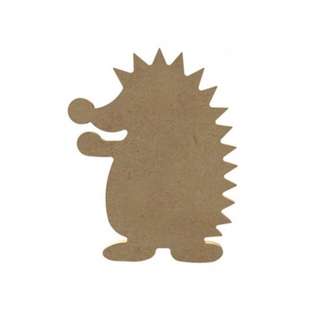 DEKORACJA DREWNIANA FIGURKA MDF - JEŻYK 16cm
