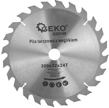 TARCZA WIDIOWA DO DREWNA PIŁA TARCZOWA 300X32X24T