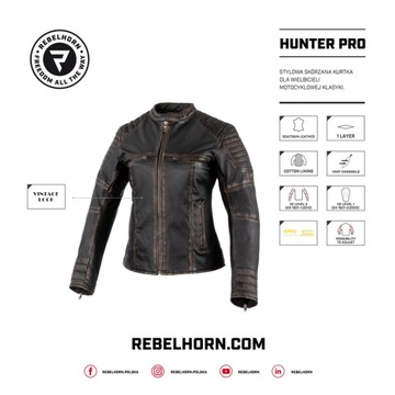ЖЕНСКАЯ МОТОЦИКЛОВАЯ КУРТКА REBELHORN HUNTER PRO M