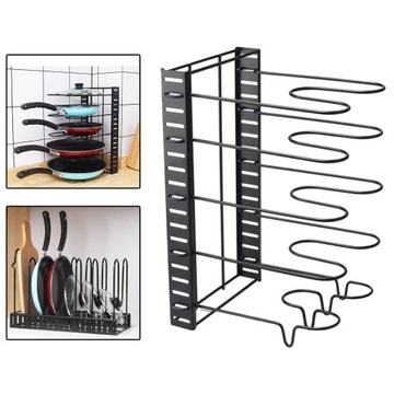 Стеллаж для хранения, органайзер для кастрюль, UC