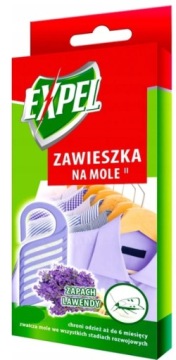 EXPEL ZAWIESZKA NA MOLE ODZIEŻOWE LAWENDA 1 SZT.