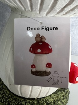 Figurka ogrodowa PTAK GRZYB JESIEŃ OGRÓD 31,5 cm