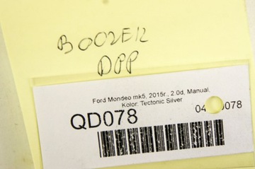 QD078 Ford Mondeo Mk5 Дверь боковая правая передняя DS73-F238A50