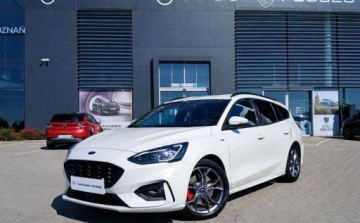 Ford Focus IV Kombi 1.5 EcoBoost 182KM 2021 Ford Focus 1.5 Ecoboost 182KM ST-Line Automat AGR FV23 SalonPL Iwlasc, zdjęcie 1