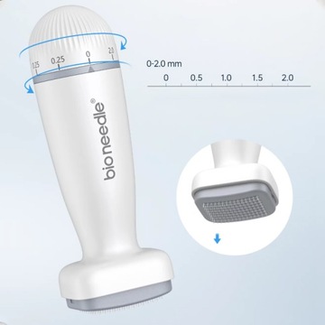 МИКРОИГЛА DERMA STAMP С РЕГУЛИРУЕМОЙ ИГЛОЙ 0-2,0 ММ ПРОФЕССИОНАЛЬНАЯ
