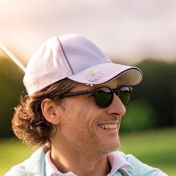 GOLF MARKER DEKORACYJNY ALUMINIOWY KLIPS DO CZAPKI